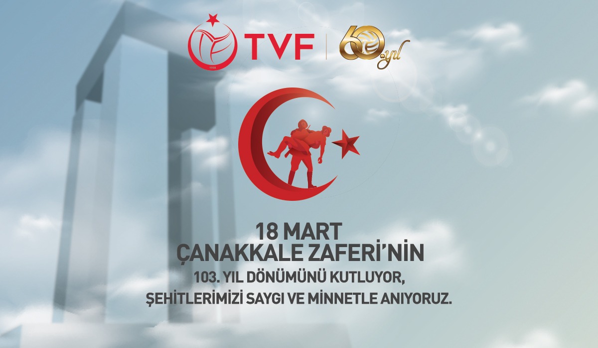 Çanakkale Şehitlerimizi Saygı ve Minnetle Anıyoruz