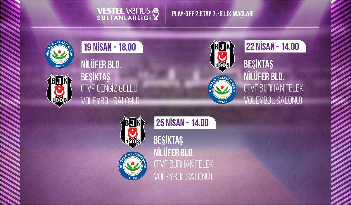 Vestel Venus Sultanlar Ligi 7./8.'lik Etabı Karşılaşmaları Başlıyor