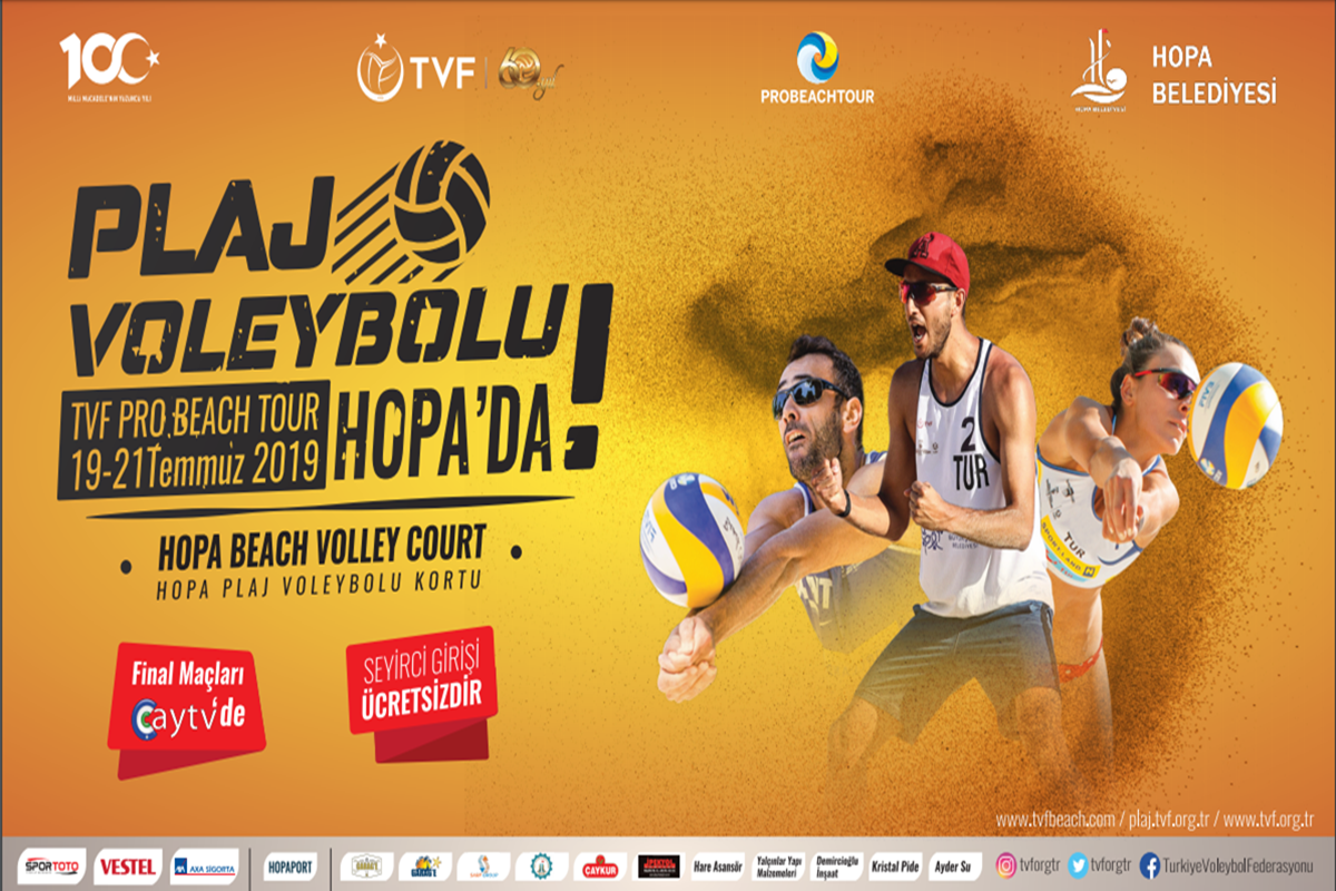 2019 TVF Pro Beach Tour, Hopa Etabı'yla Başlıyor