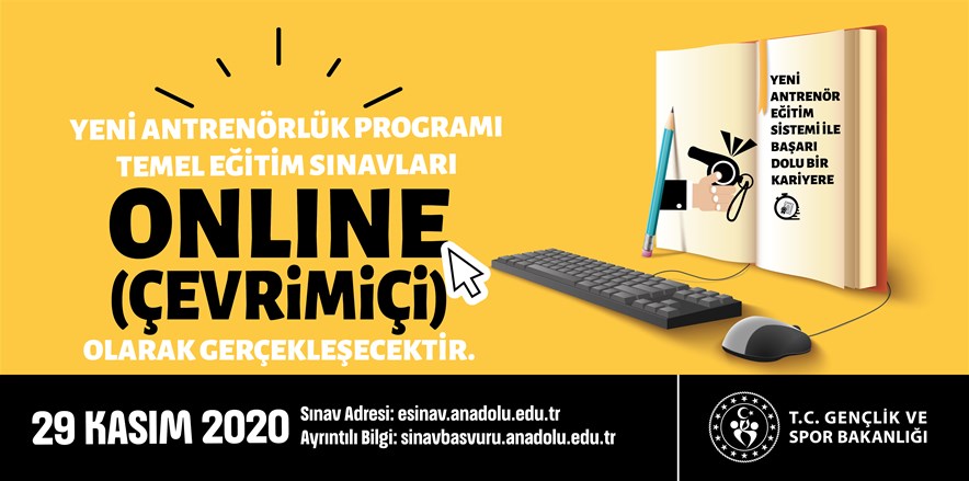 29 Kasım 2020 Antrenör Temel Eğitim Sınavı Hakkında Duyuru