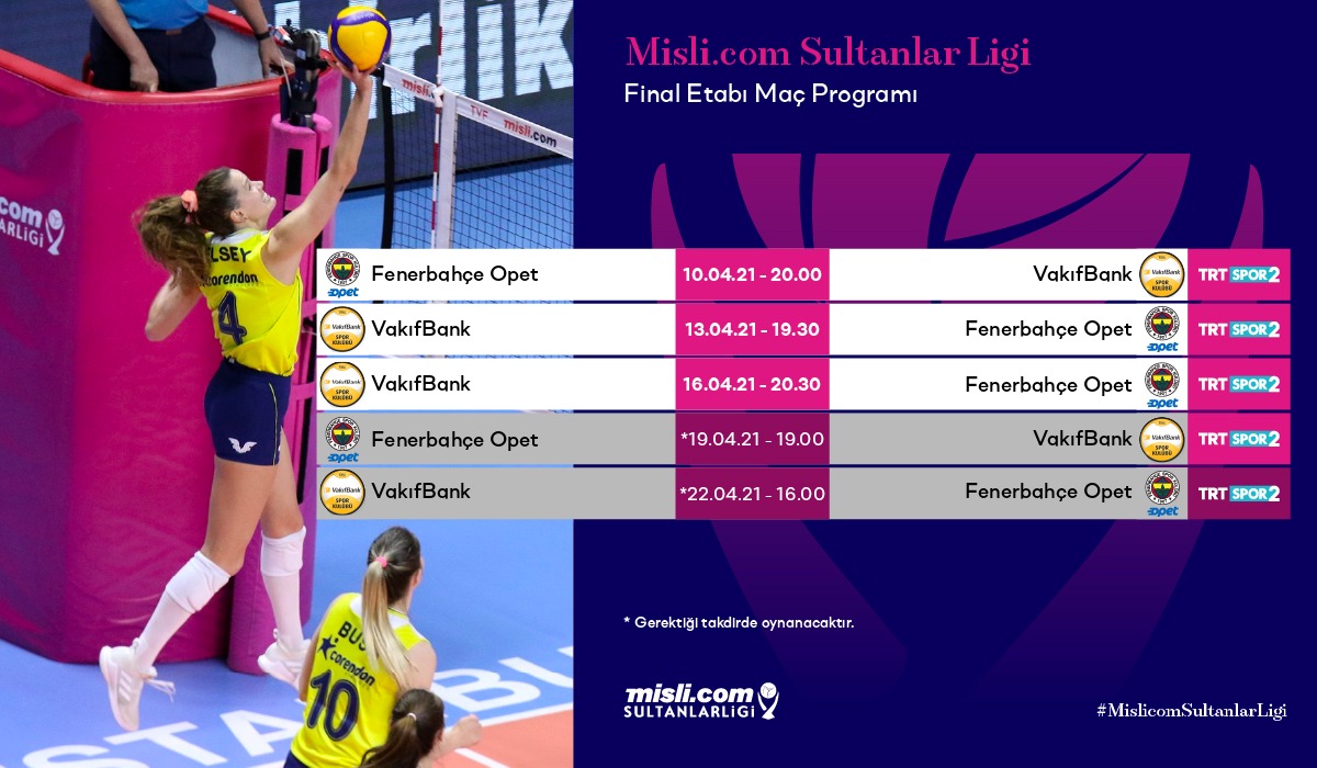 Misli.com Sultanlar Ligi Play-off Final Serisi Başlıyor