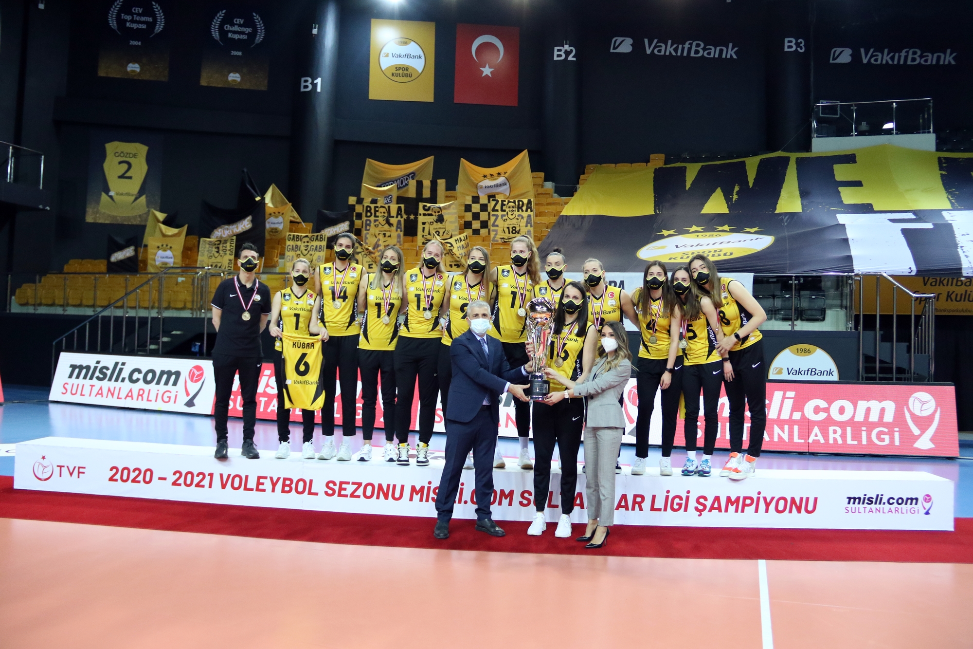 2020-2021 Voleybol Sezonu Misli.com Sultanlar Ligi Şampiyonu VakıfBank