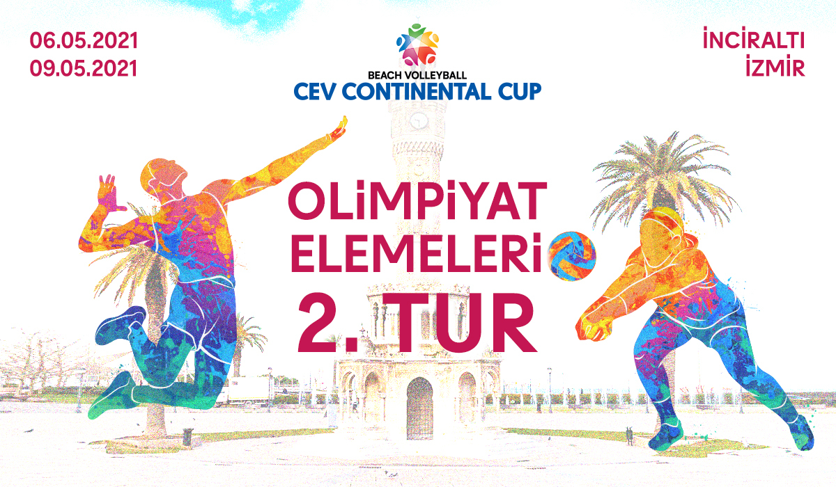 CEV Plaj Voleybolu Continental Cup 2. Turu’nda Heyecan Başlıyor