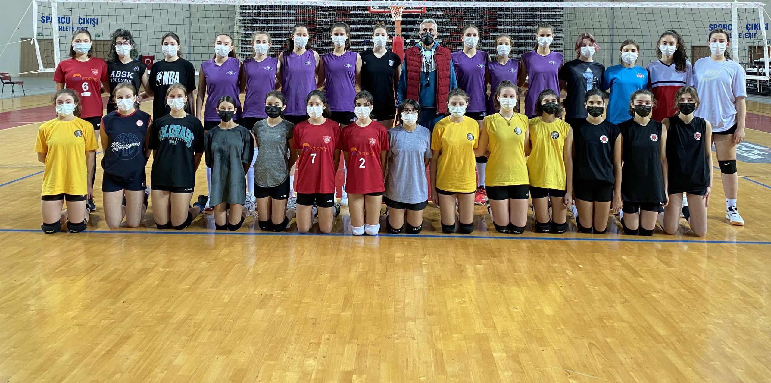 Altyapı Kız Milli Takımlar Sporcu Taramaları Antalya'da Yapıldı