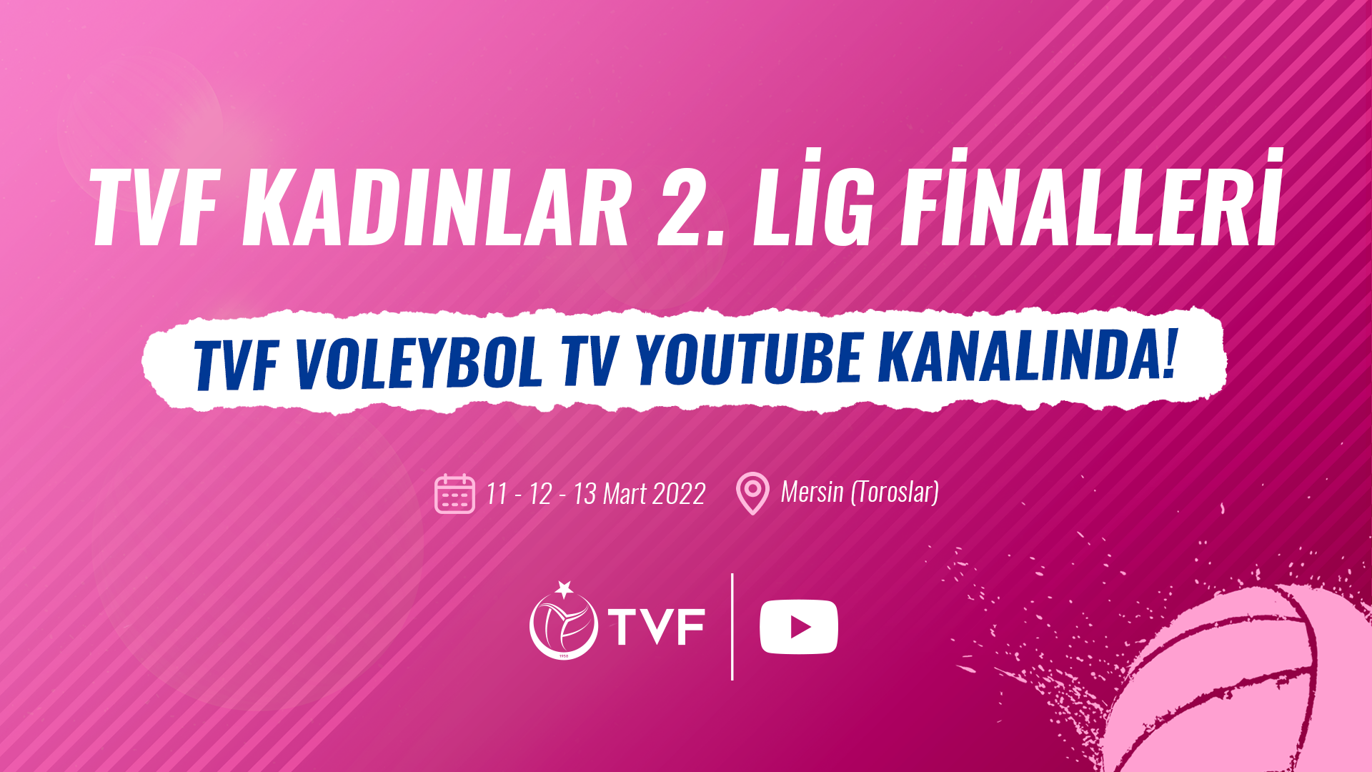 Kadınlar 2. Lig Final Etabı’nın Heyecanı TVF Voleybol TV'de