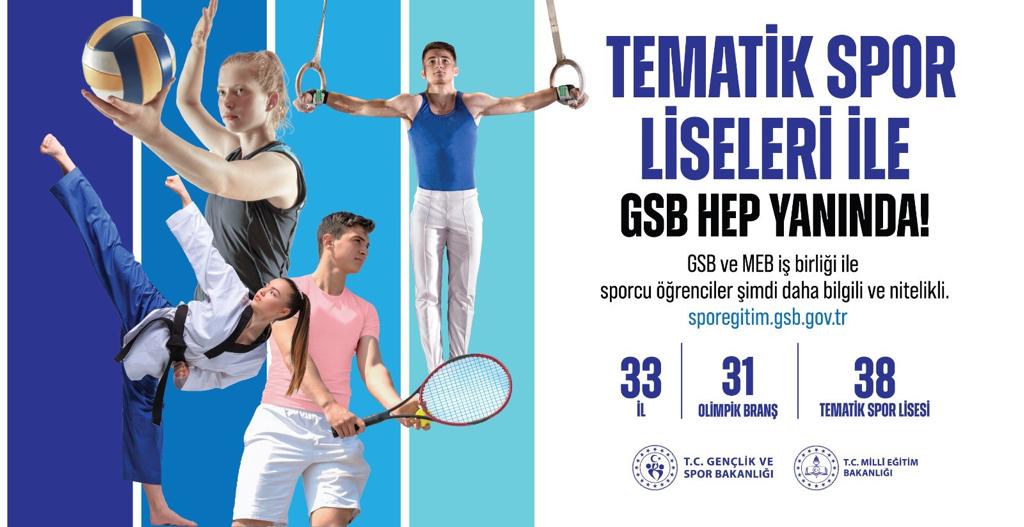 Tematik Spor Liselerine Başvurular Başladı