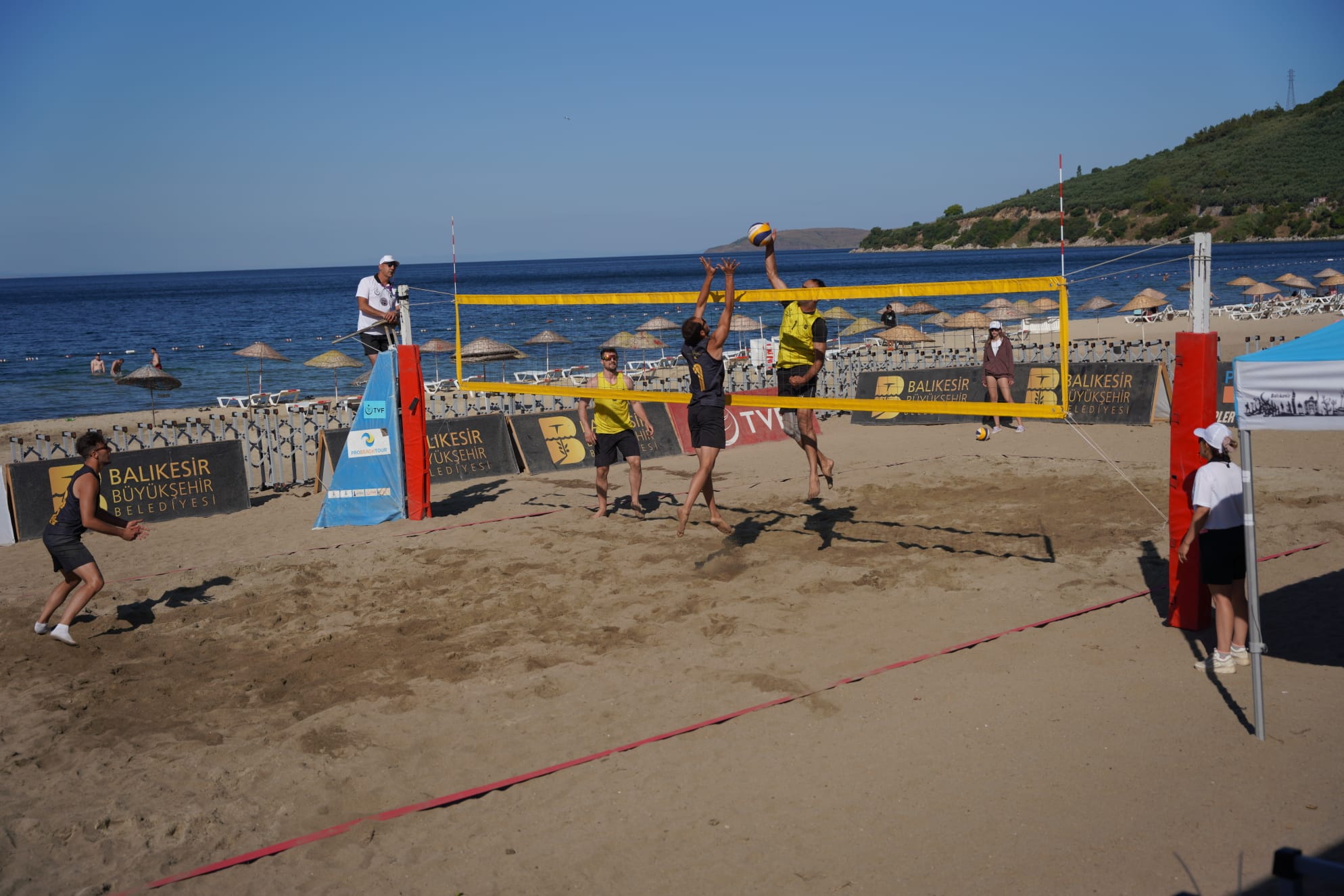 TVF Pro Beach Tour Balıkesir Ocaklar Etabı'nda 2. Gün Sona Erdi