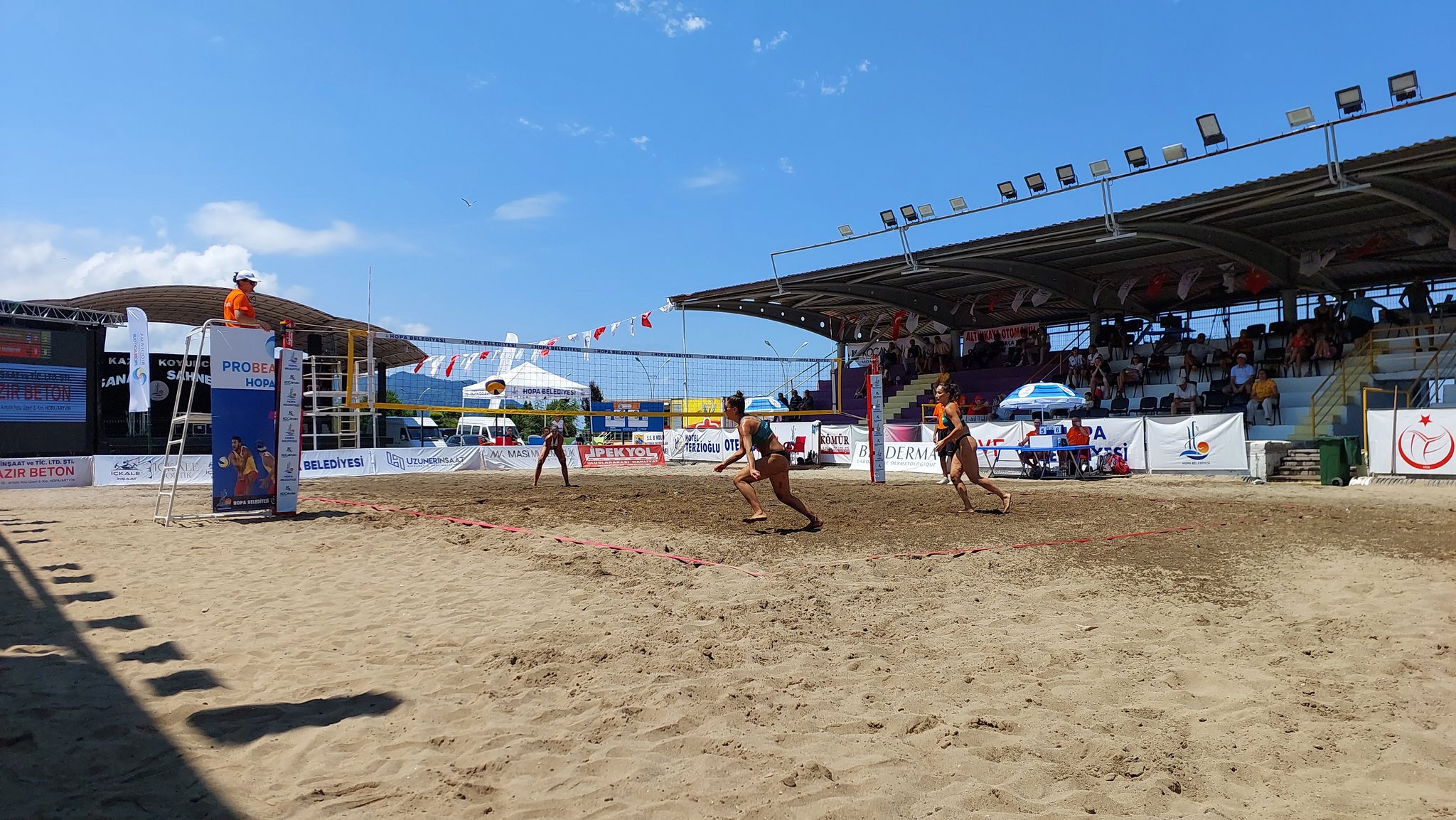 Bioderma Pro Beach Tour Hopa Etabı 2.Gün Sona Erdi