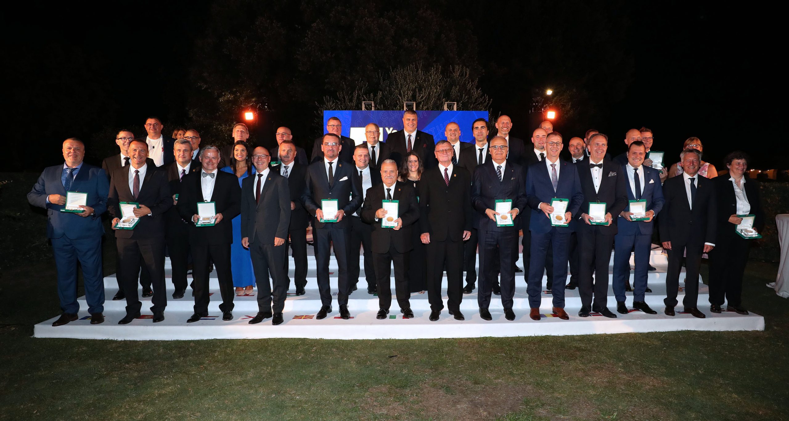 TVF Başkanı Mehmet Akif Üstündağ, CEV 50. Yıl Gala Yemeğine Katıldı