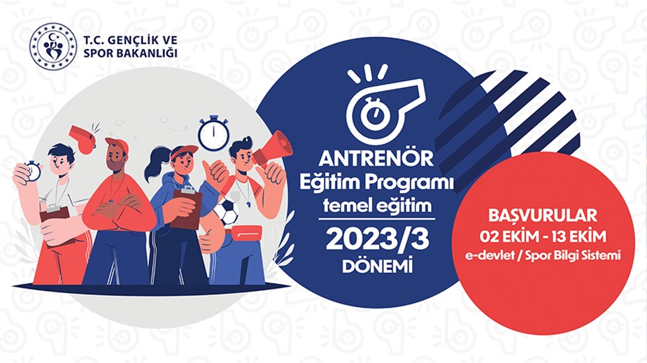 2023-3 Antrenör Temel Eğitim Sınavı Duyurusu