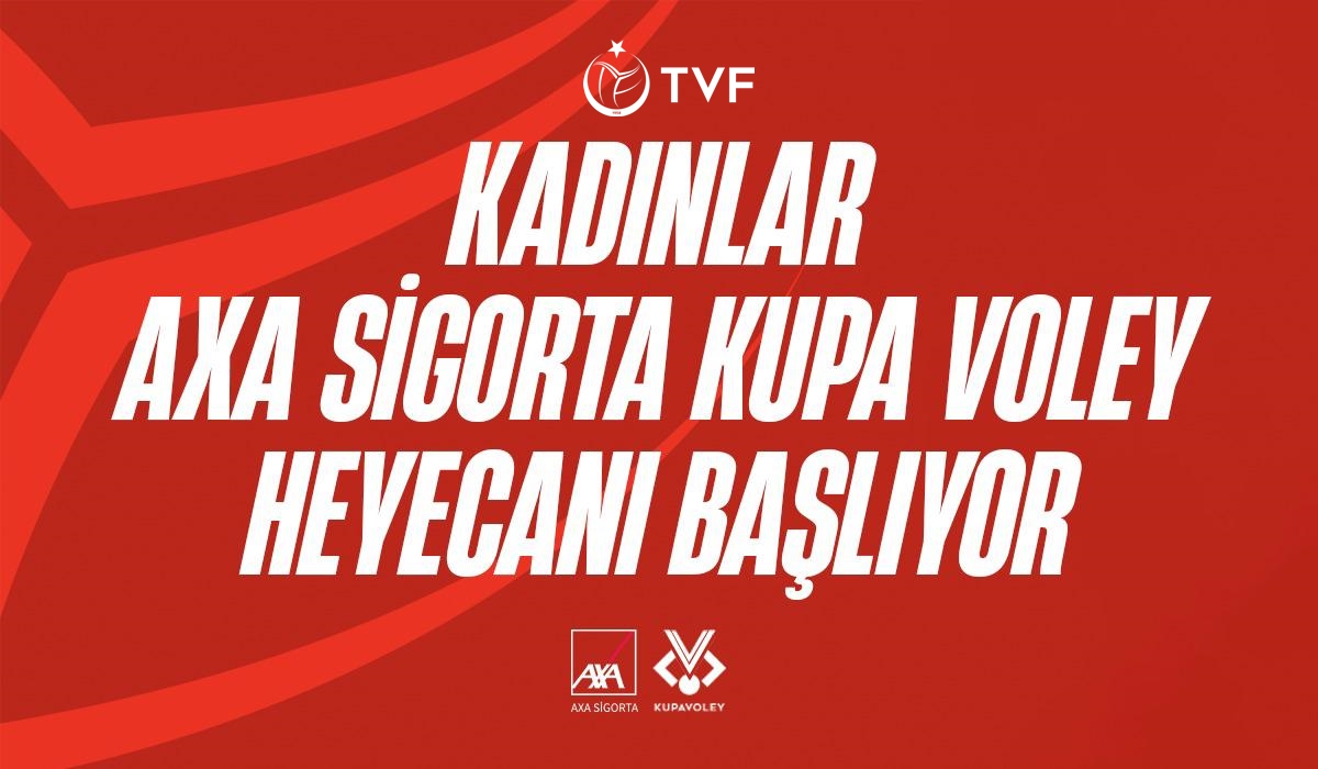 Kadınlar AXA Sigorta Kupa Voley Grup Etabı Karşılaşmaları Başlıyor