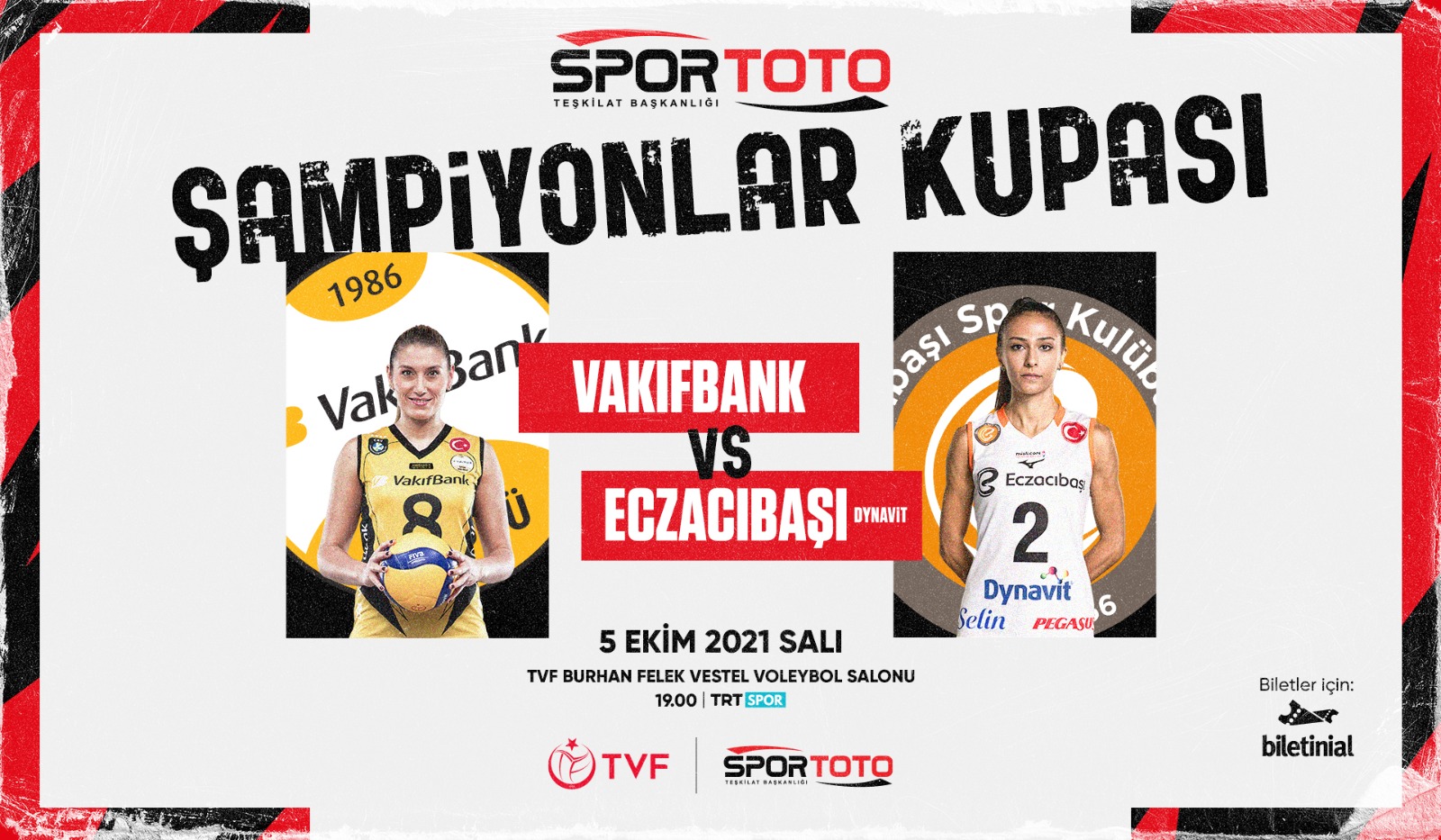 2021 Kadınlar Spor Toto Şampiyonlar Kupası Sahibini Buluyor