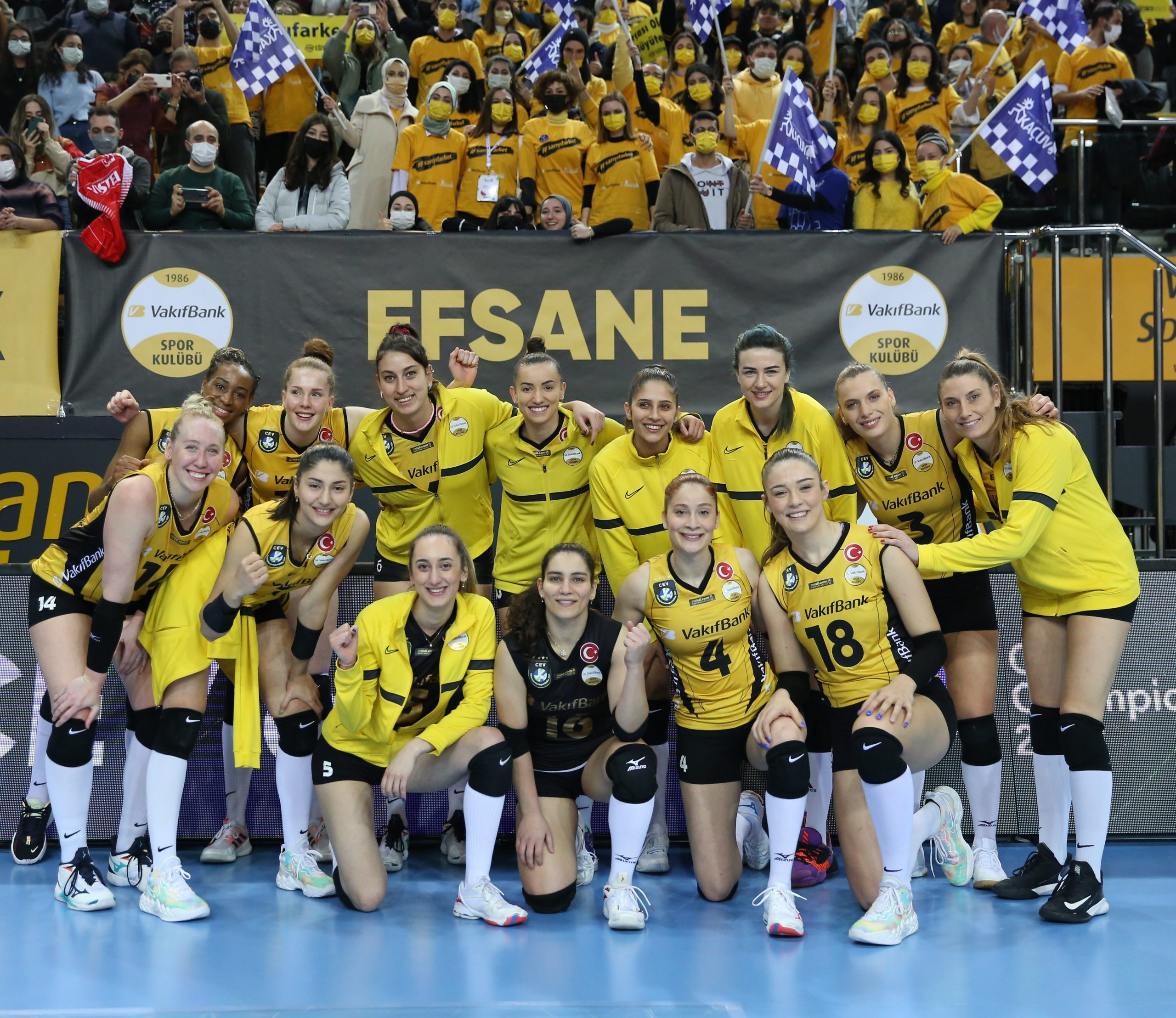 VakıfBank, Şampiyonlar Ligi Çeyrek Final İlk Maçına Çıkıyor