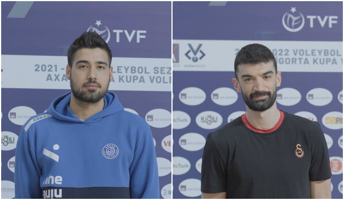 AXA Sigorta Kupa Voley Erkekler Finalistleri TVF'ye Özel Açıklamalarda Bulundu