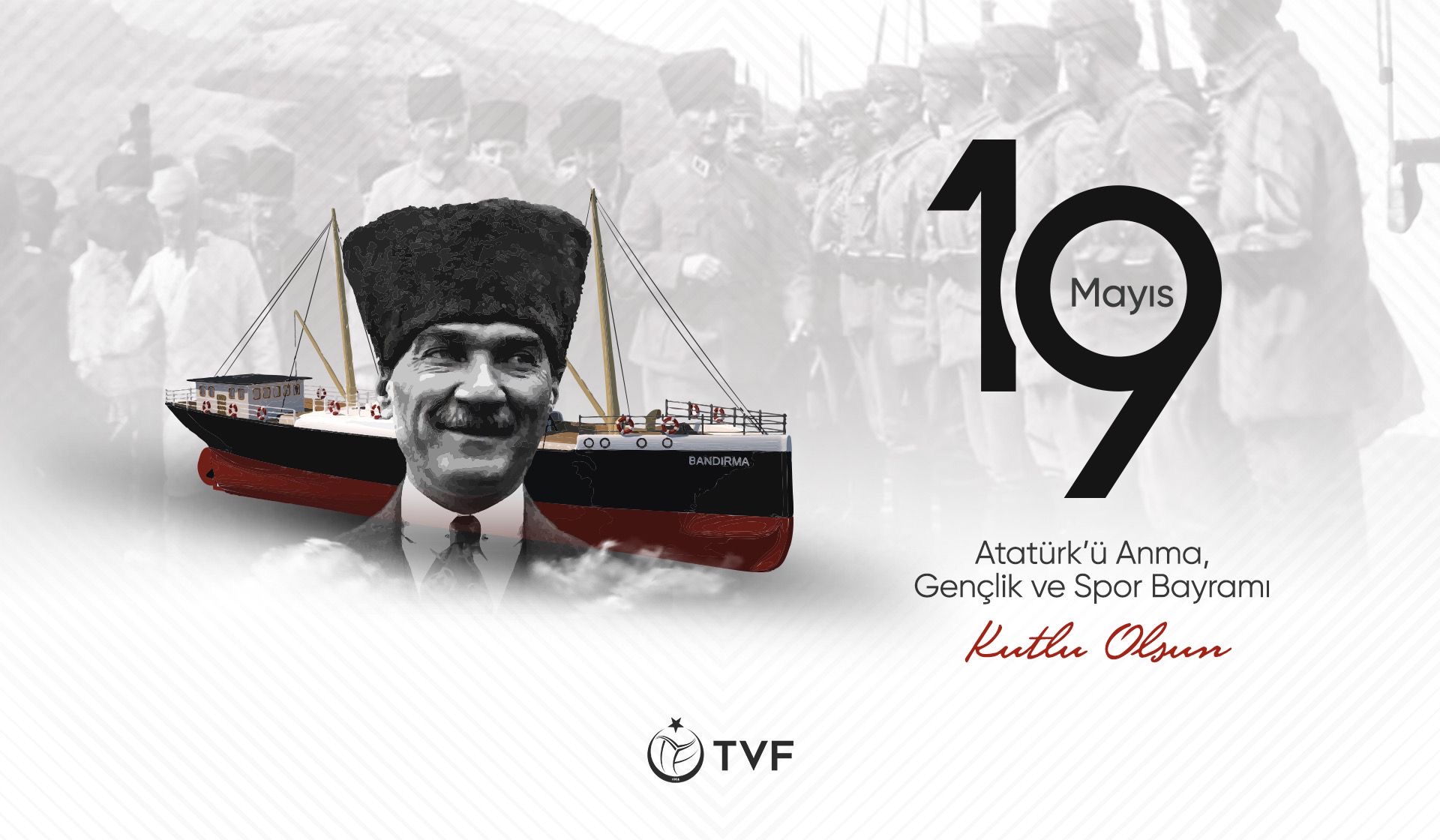 19 Mayıs Atatürk’ü Anma, Gençlik ve Spor Bayramımız Kutlu Olsun