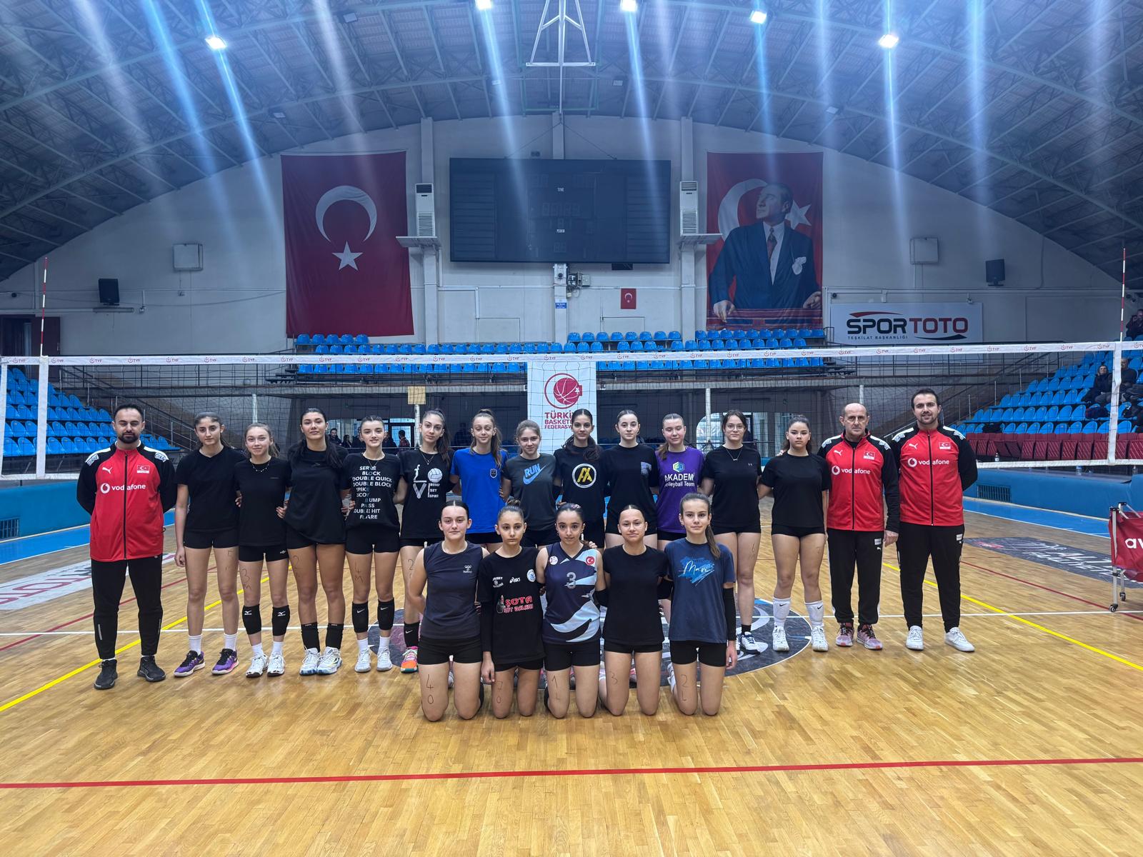 Altyapı Kız Milli Takımı Sporcu Taramaları Edirne'de Yapıldı