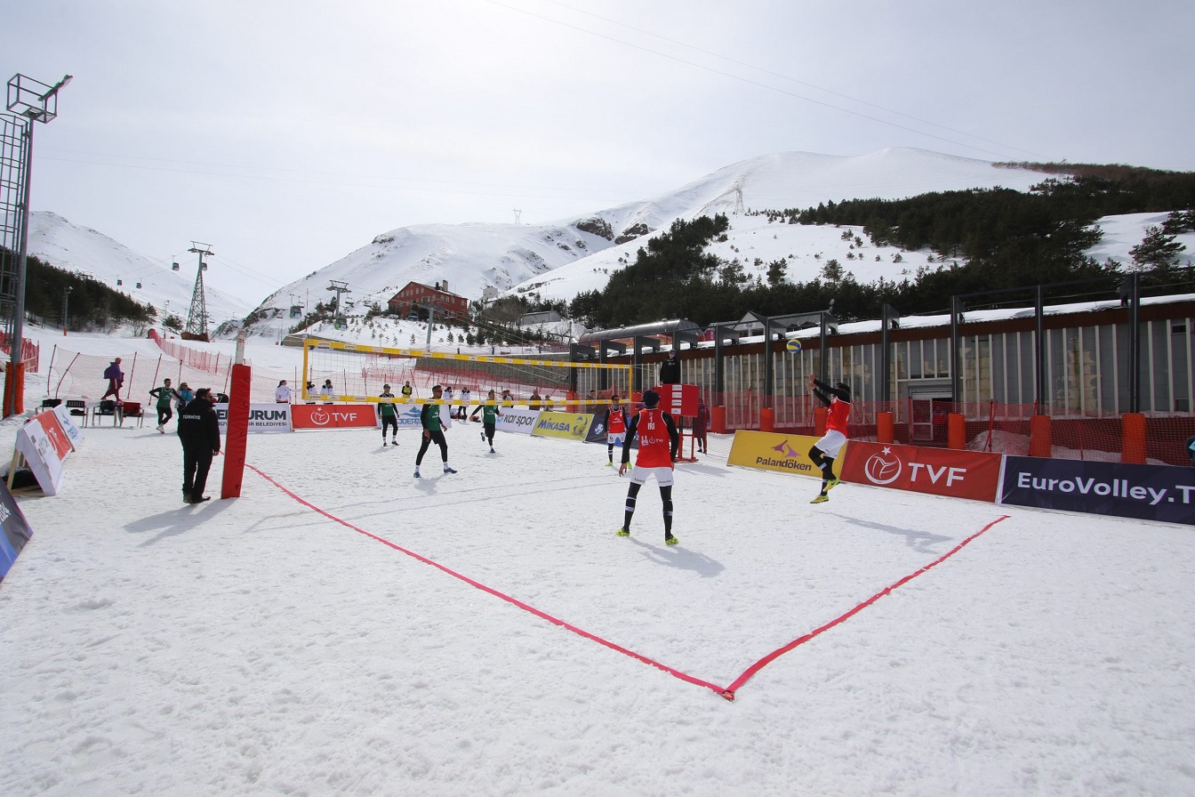 2025 FIVB Kar Voleybolu Dünya Turu Erzurum Palandöken Etabı Başlıyor