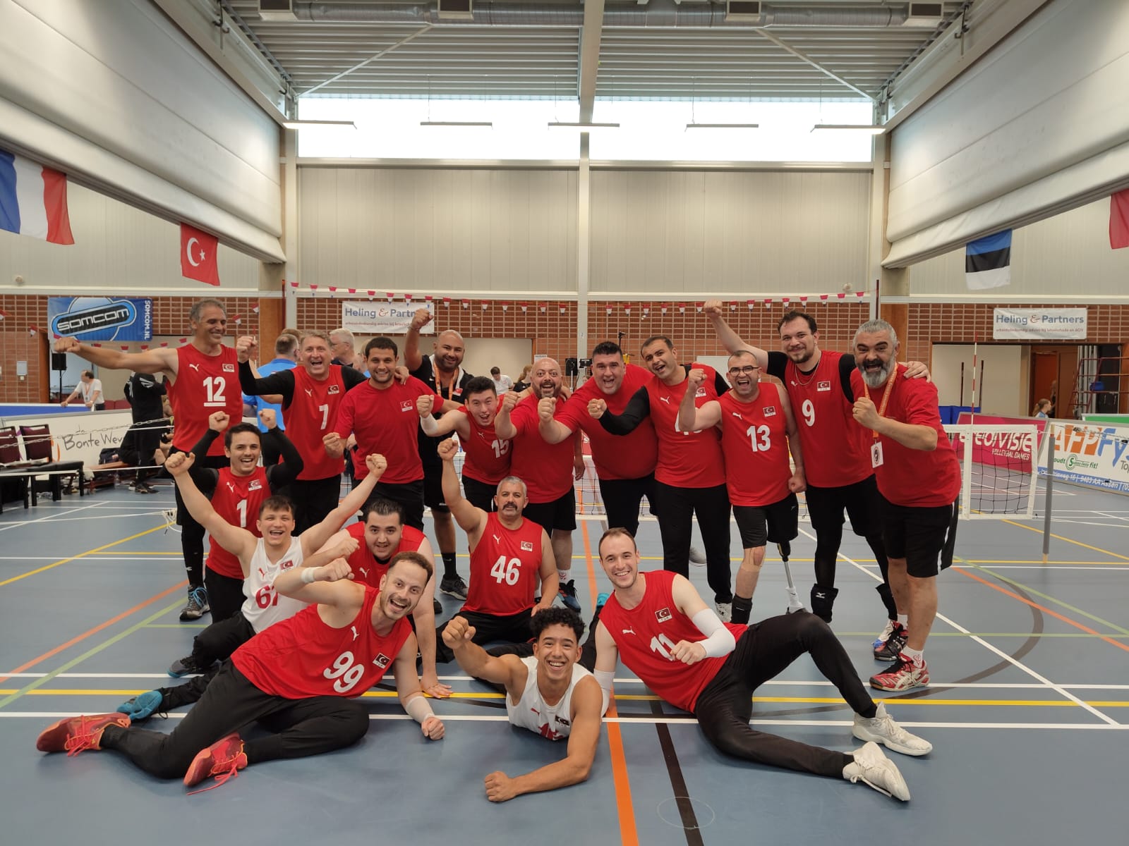 Oturarak Voleybol Erkek Milli Takımımız, Dutch Tournament'ta Finalde