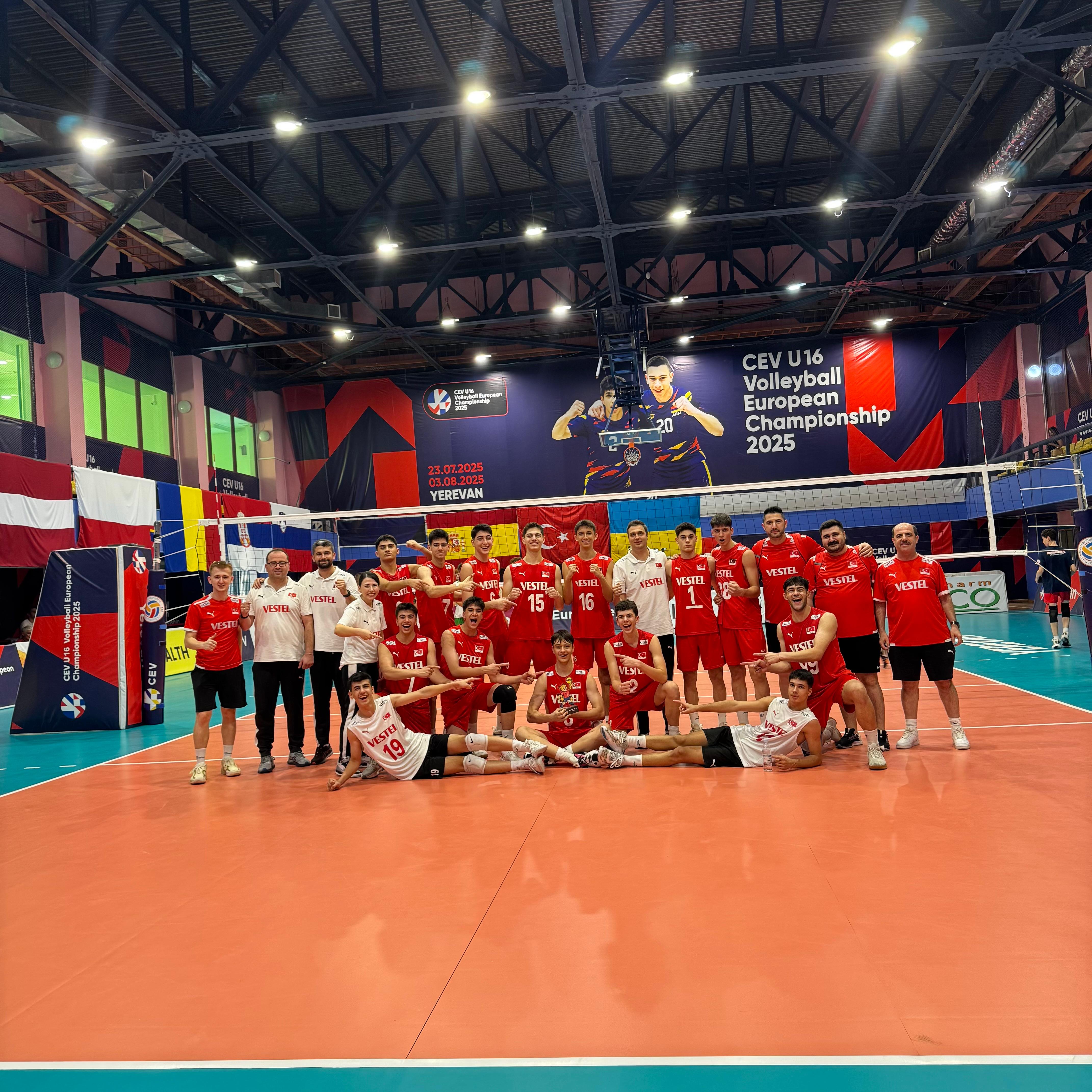 U16 Erkek Milli Takımımız Macaristan'ı 3-1 Mağlup Etti