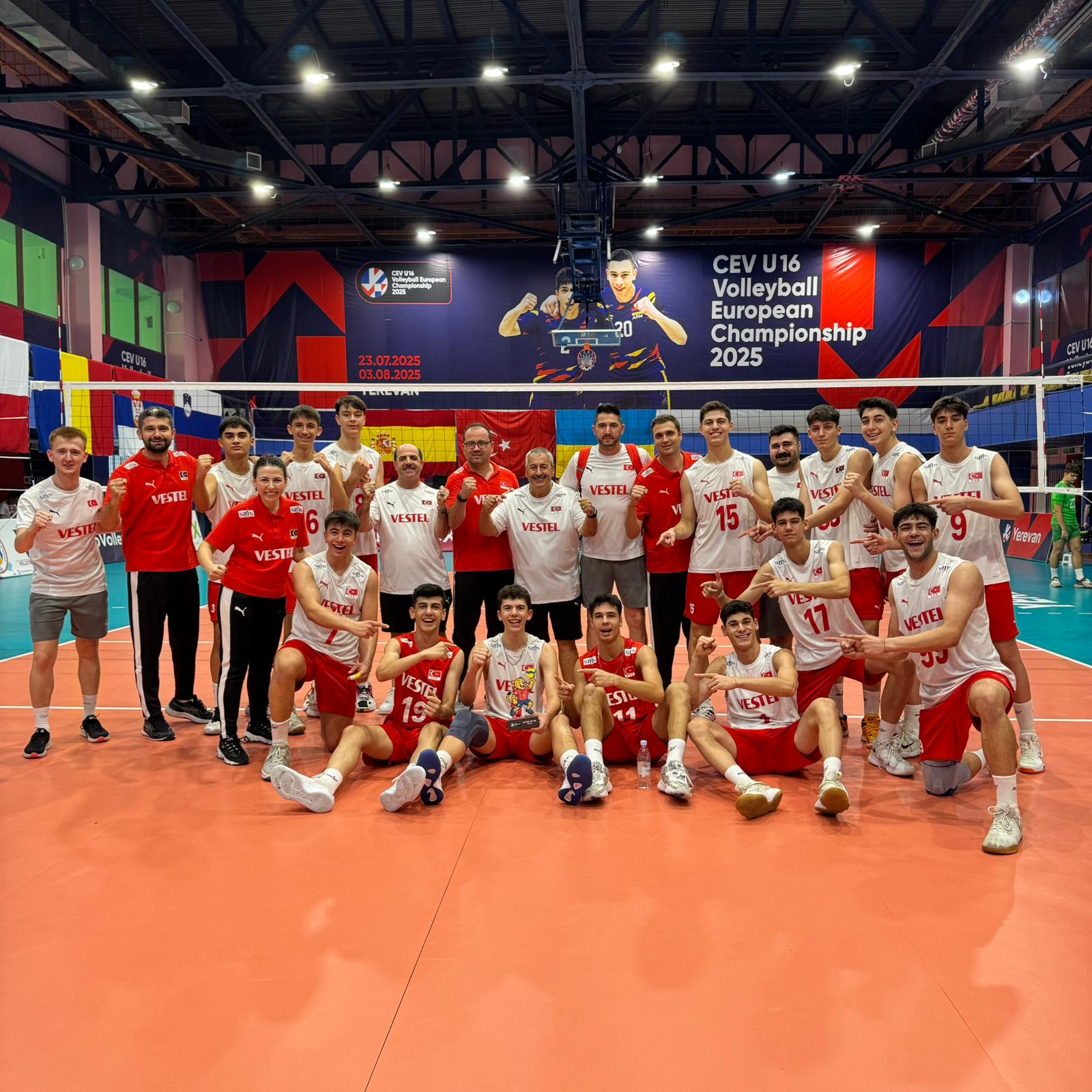 U16 Erkek Milli Takımımız Bulgaristan'ı 3-1 Mağlup Etti