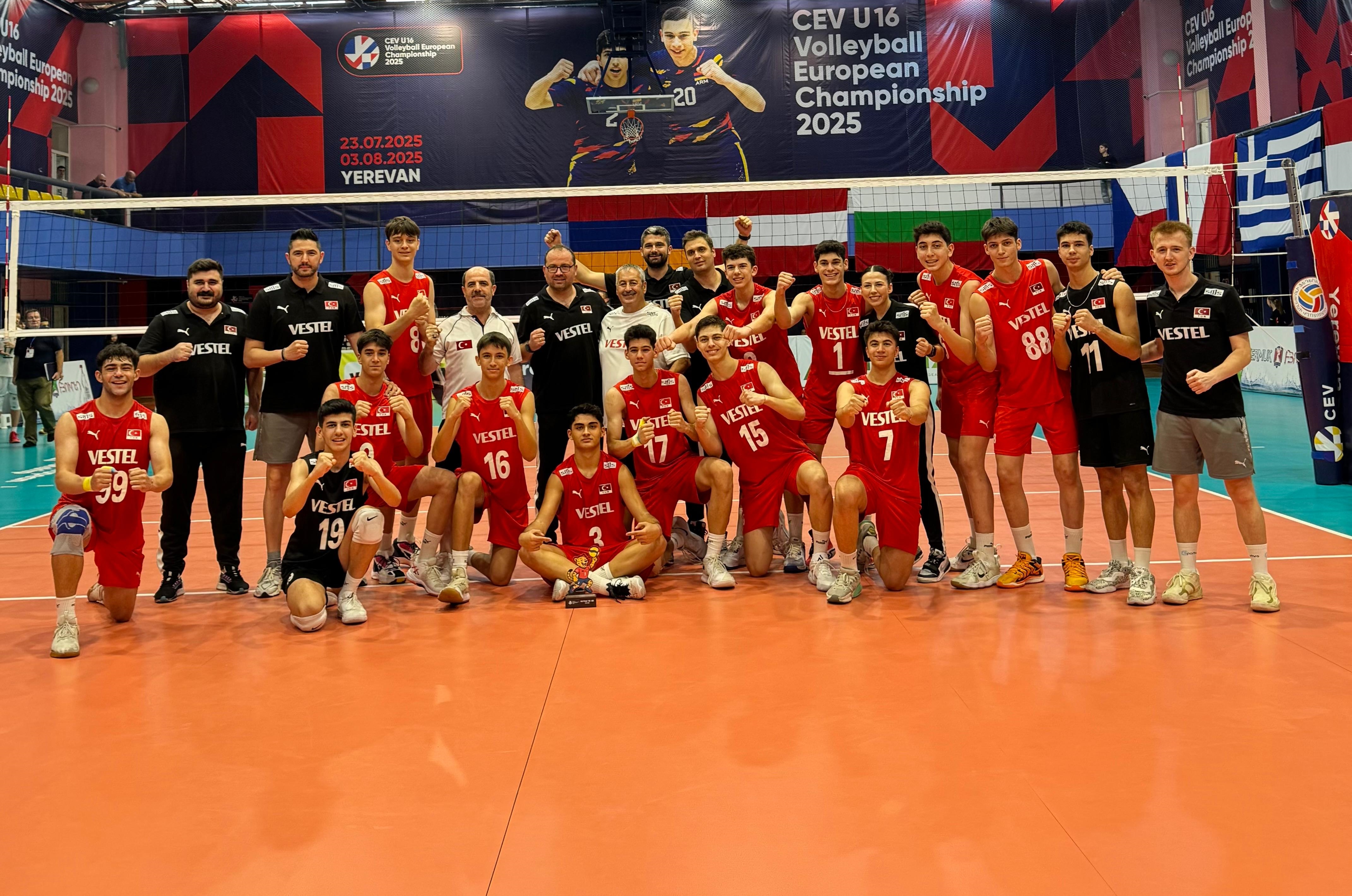 U16 Erkek Milli Takımımız Avrupa Şampiyonasına Veda Etti