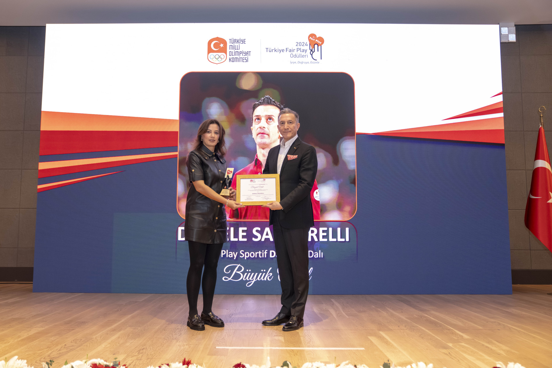 Daniele Santarelli, 2024 Türkiye Fair Play Ödülü'nün Sahibi Oldu