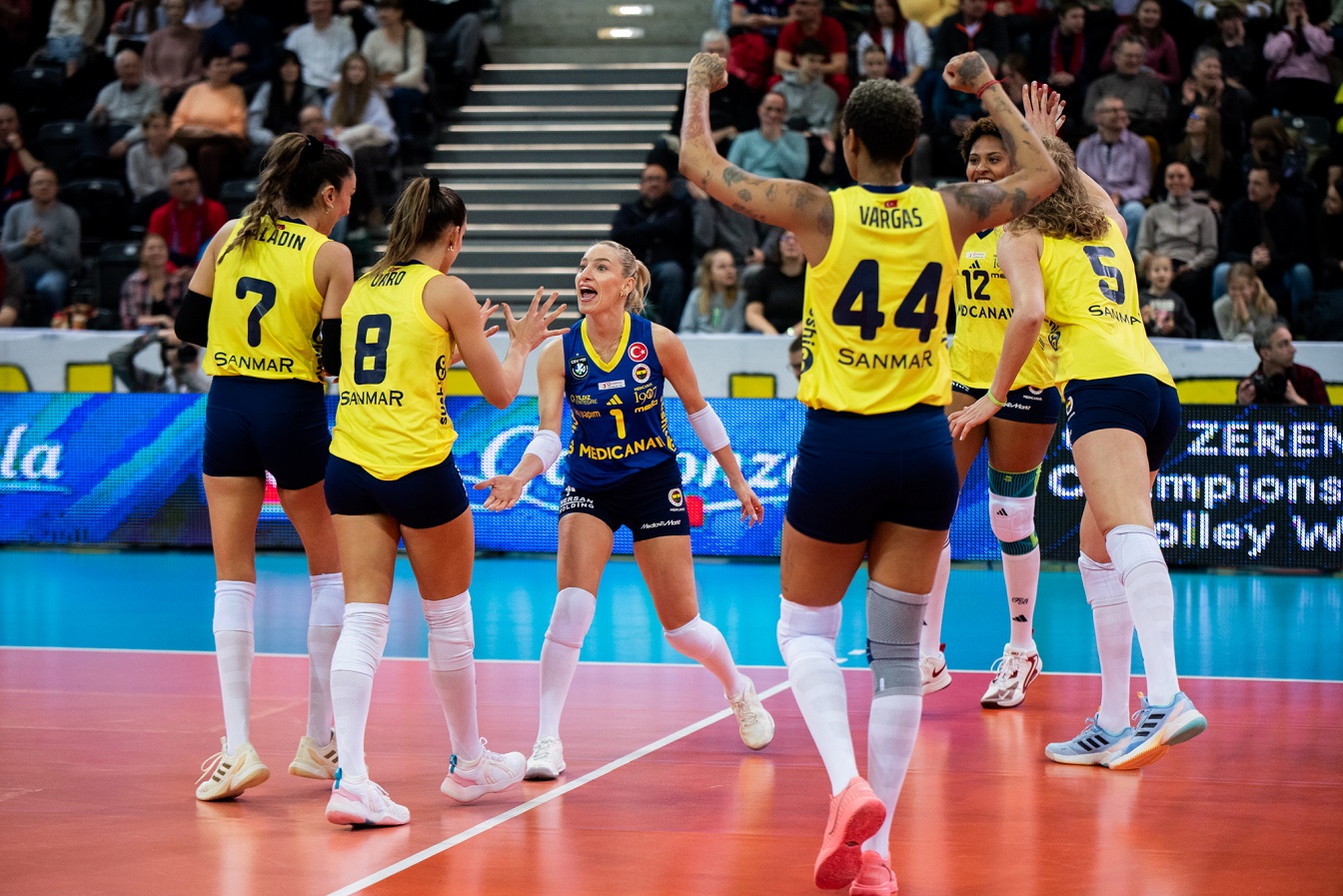 Fenerbahçe Medicana, Budowlani Lodz'u 3-0 Mağlup Etti