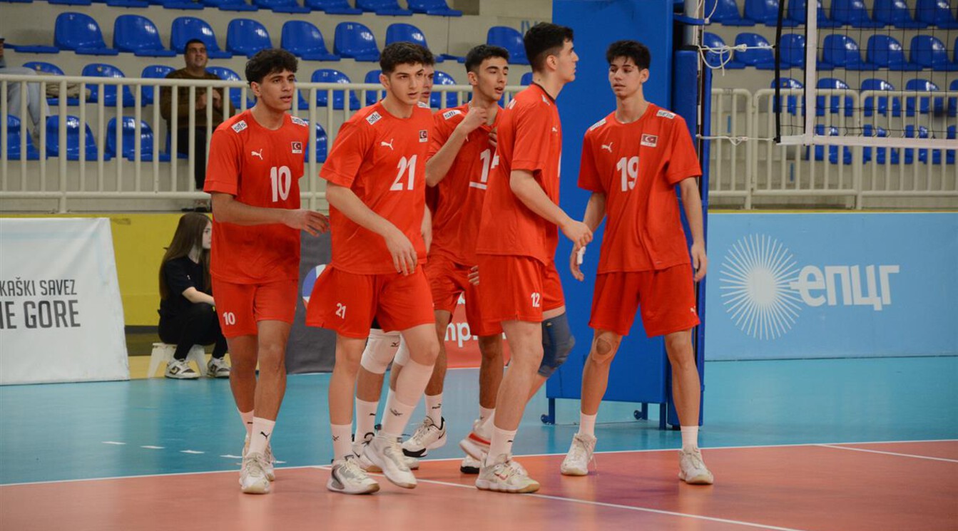 U18 Erkek Milli Takımımız, Karadağ'ı 3-1 Mağlup Etti
