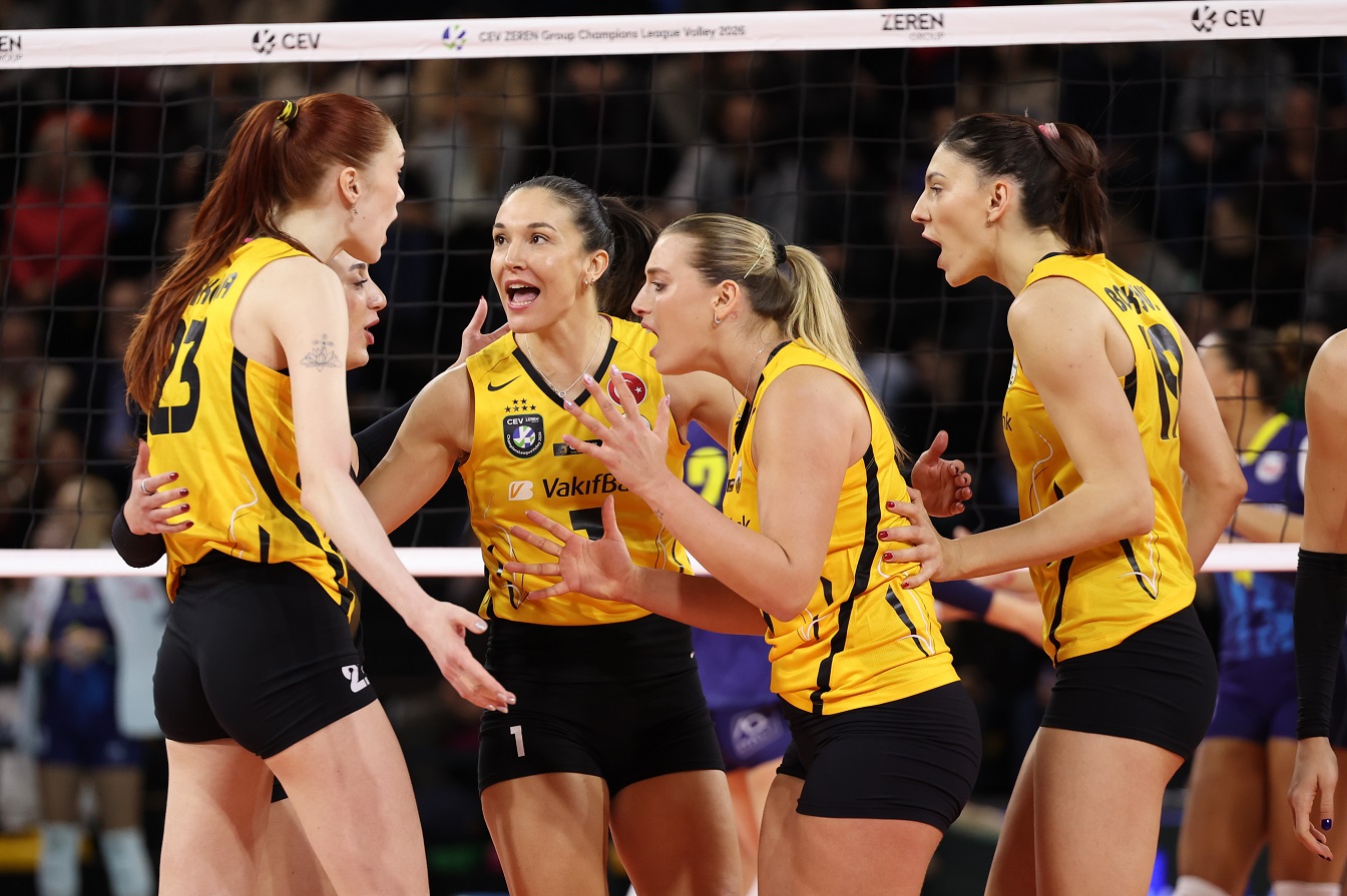 VakıfBank, Savino Del Bene Scandicci'yi 3-1 Mağlup Etti
