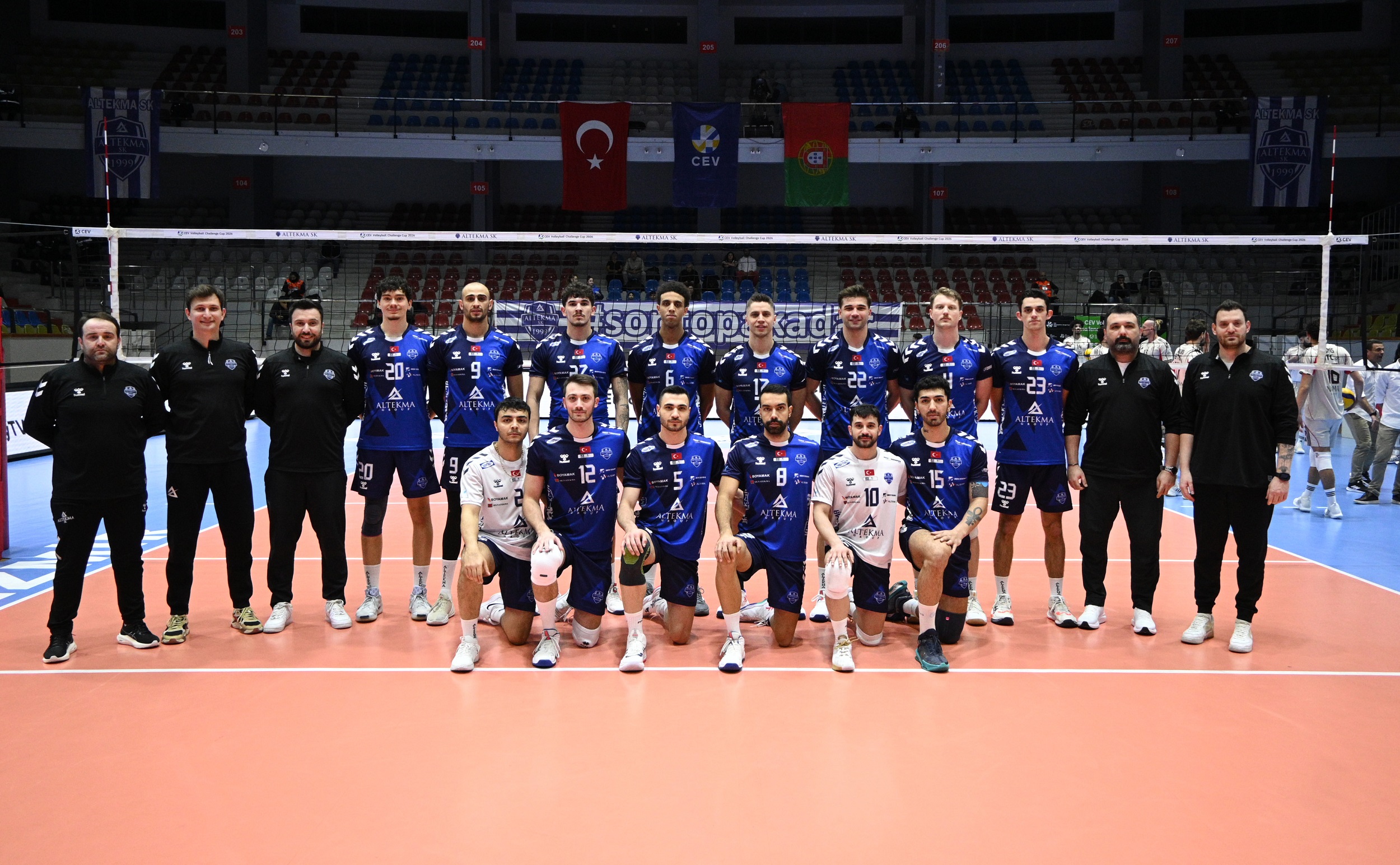 Altekma, CEV Challange Kupası'nda Çeyrek Finale Yükseldi