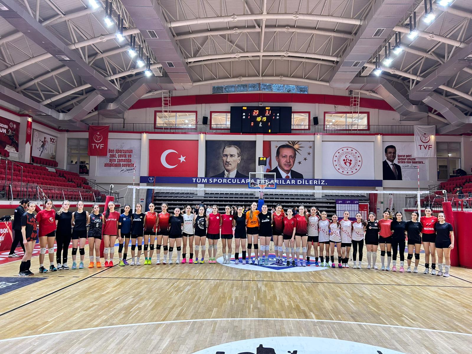 Altyapı Kız Milli Takımı Sporcu Taramaları Samsun'da Yapıldı