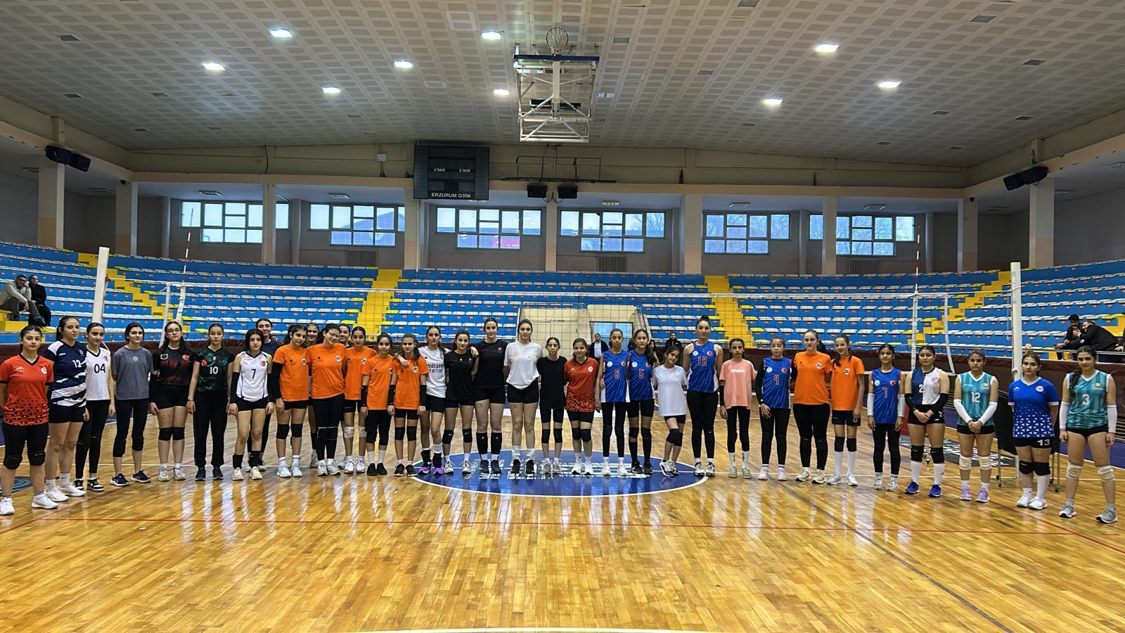 Altyapı Kız Milli Takımı Sporcu Taramaları Erzurum'da Yapıldı