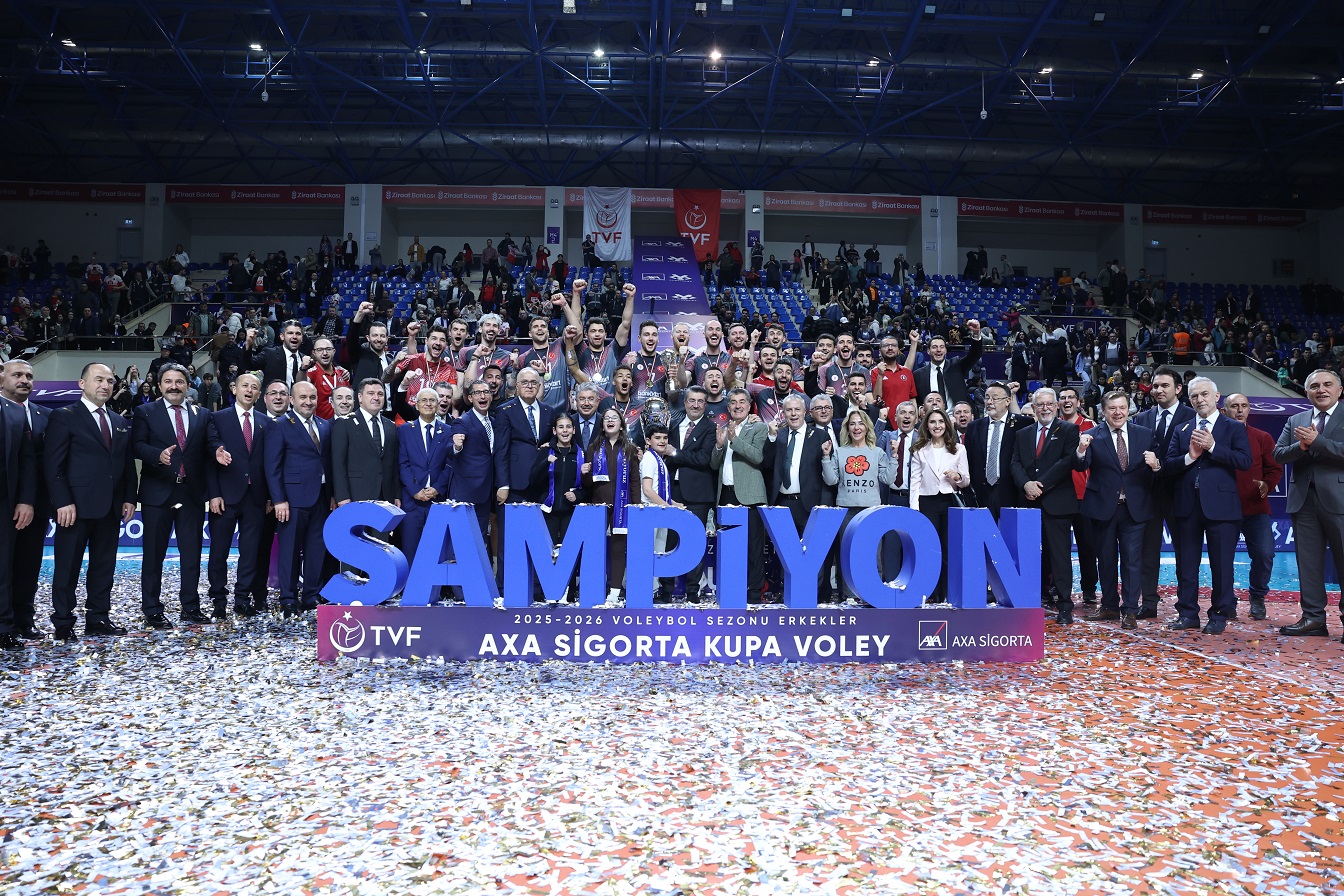 2026 Erkekler AXA Sigorta Kupa Voley’de Madalya, Kupa ve Ödüller Sahiplerini Buldu