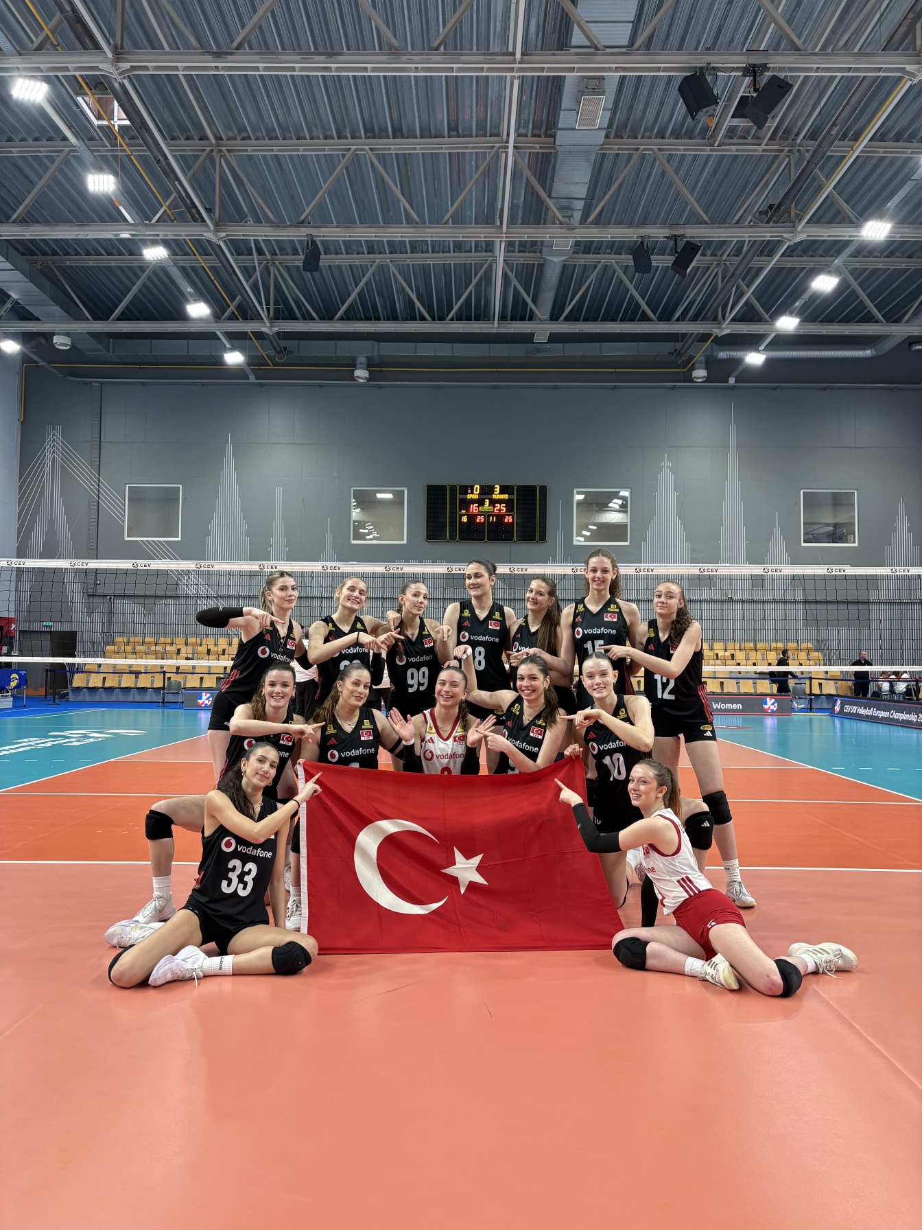 U18 Kadın Milli Takımımız, İspanya'yı 3-0 Mağlup Etti