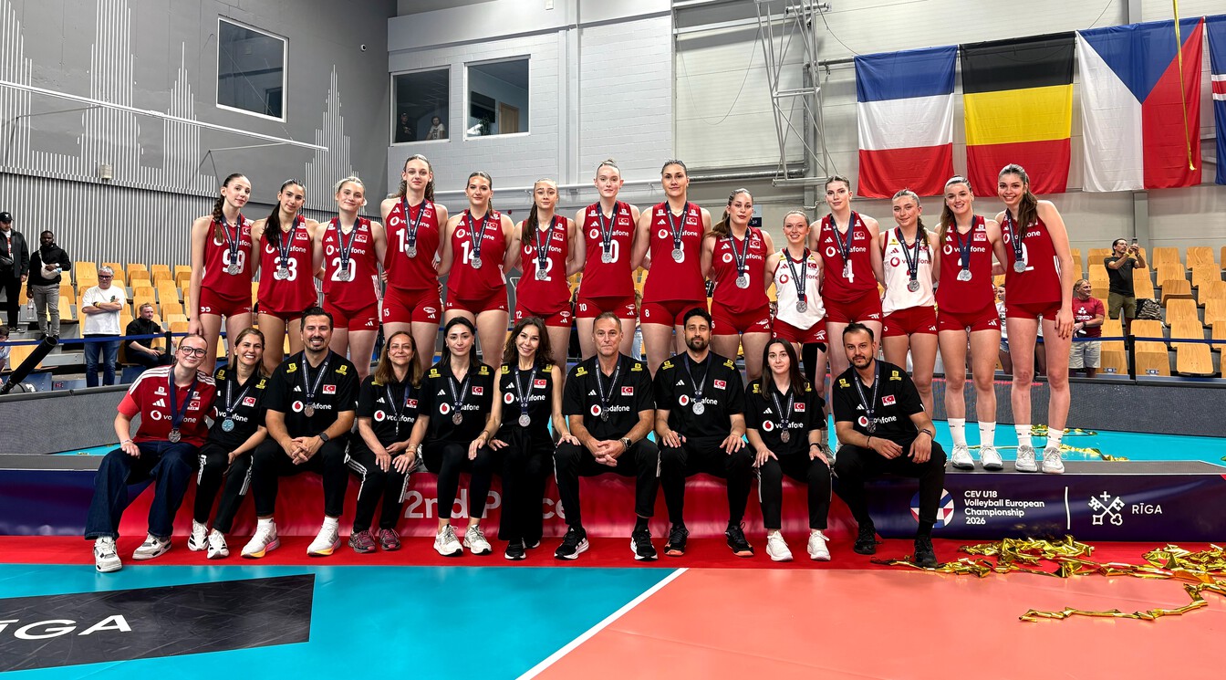 U18 Kadın Milli Takımımız Avrupa İkincisi