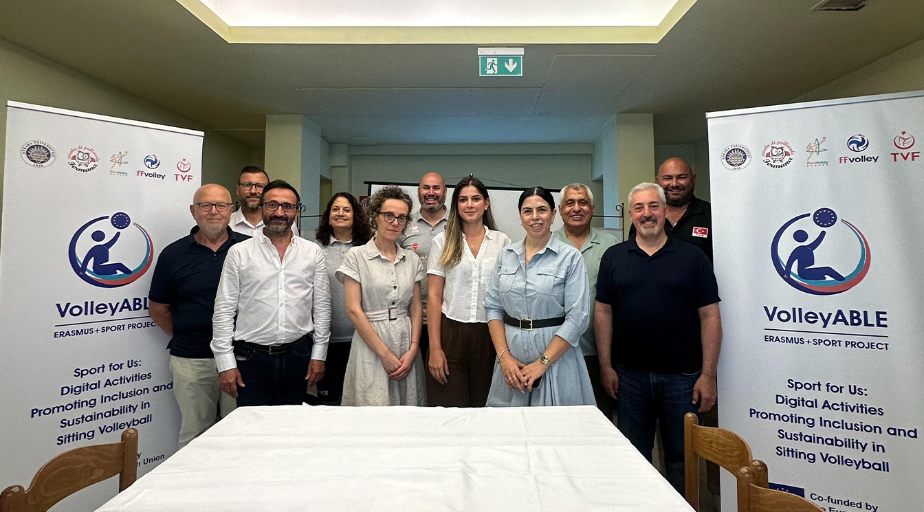 VolleyABLE Projesi Ortakları Fermo'da Bir Araya Geldi