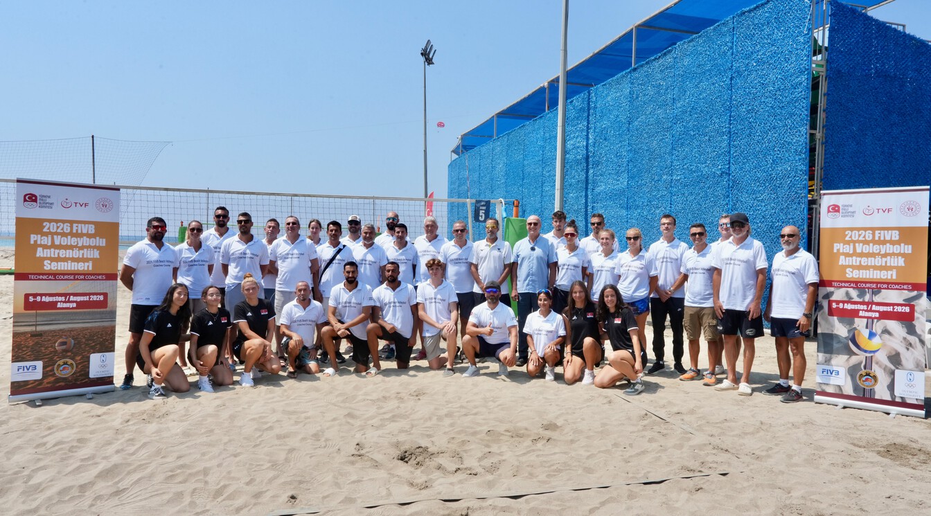 FIVB Plaj Voleybolu Antrenörlük Kursu Alanya’da Başladı