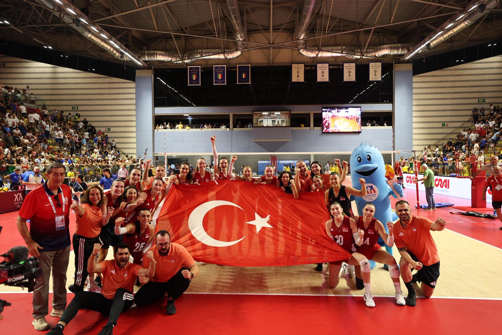 Kadın Milli Takımımız 2026 Akdeniz Oyunları Şampiyonu!