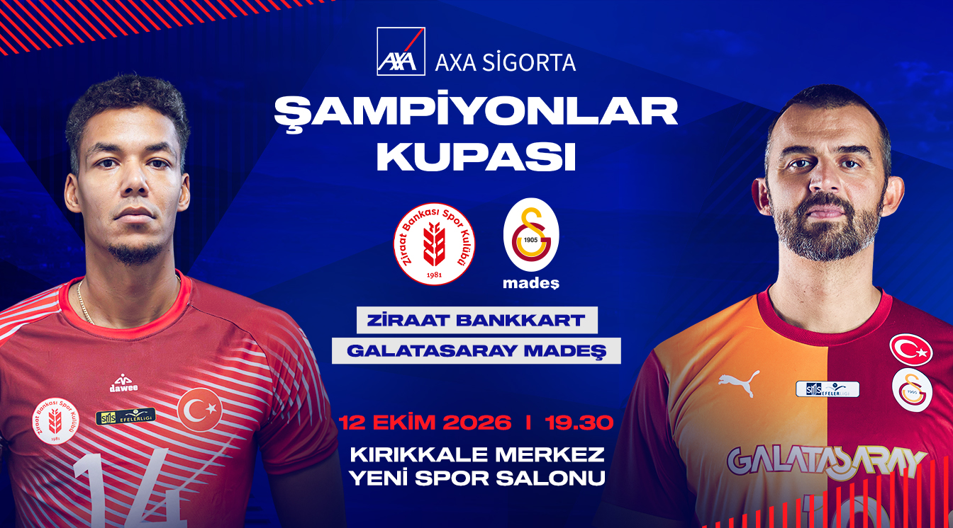 2027 Erkekler AXA Sigorta Şampiyonlar Kupası Sahibini Buluyor
