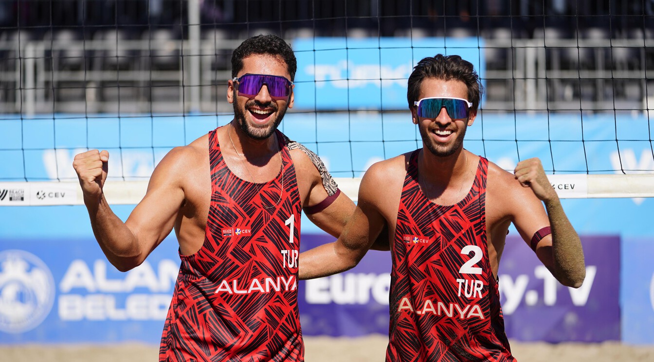 Yusuf Özdemir ve Batuhan Kuru, VW Beach Pro Tour Futures Alanya Etabı'nda Finalde